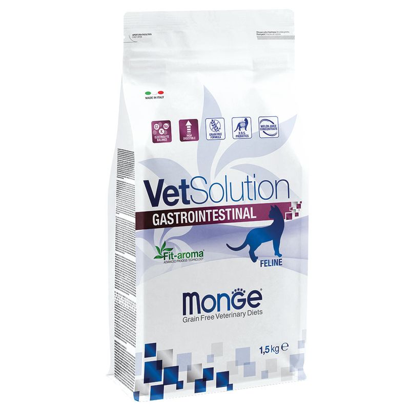 Monge VetSolution Gastrointestinal - Alimento Dietetico per Gatti - 1,5kg Monge VetSolution Gastrointestinal - Alimento Dietetico per Gatti - 1,5kg